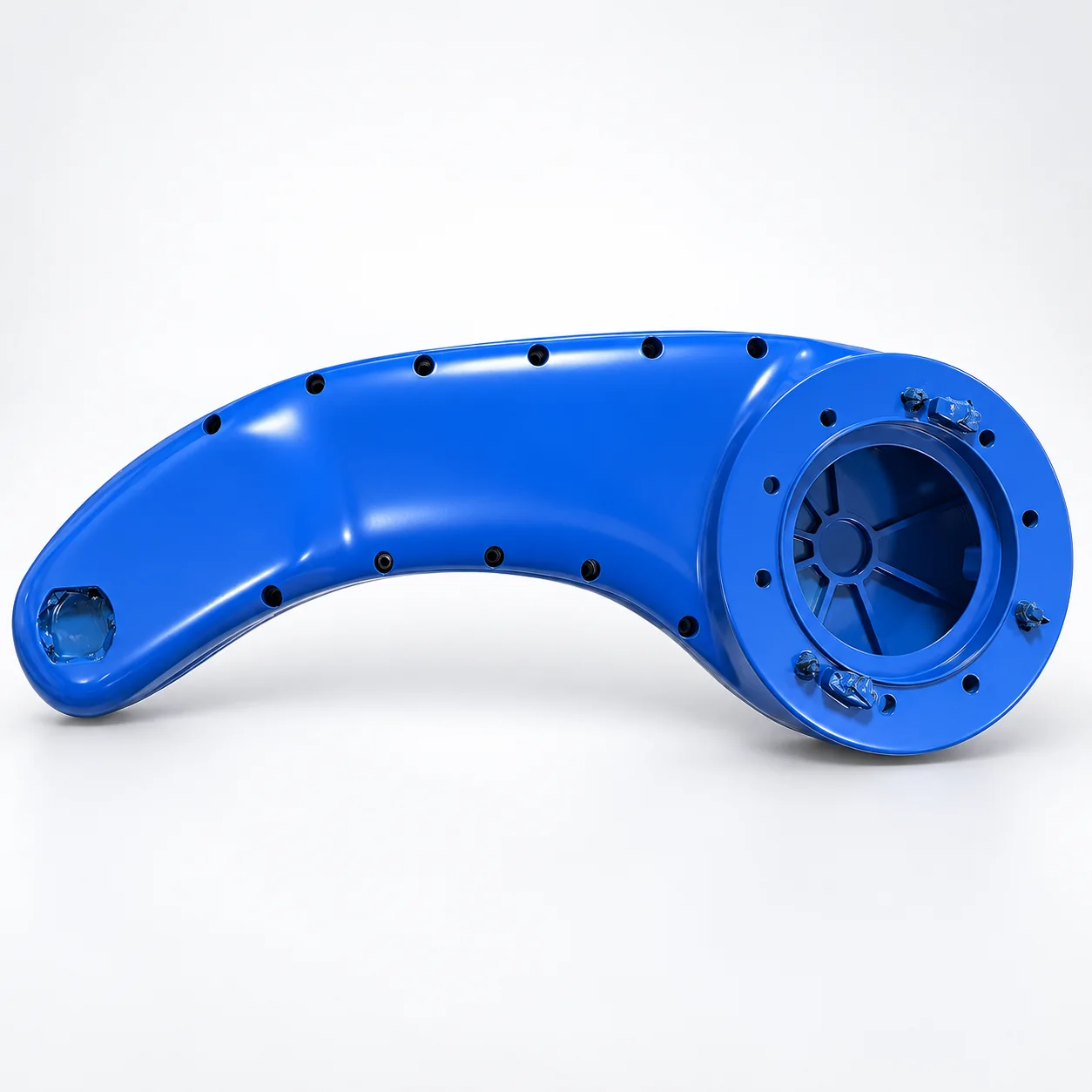 Lightweight Curved-Arm Structural Housing